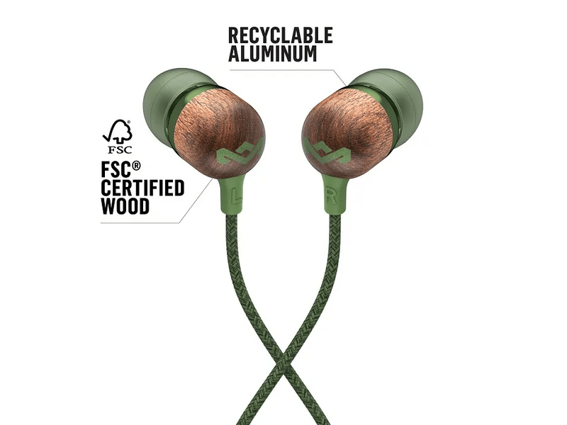 Marley Smile Jamaica Green Vezetékes fülhallgató (EM-JE041-GR)