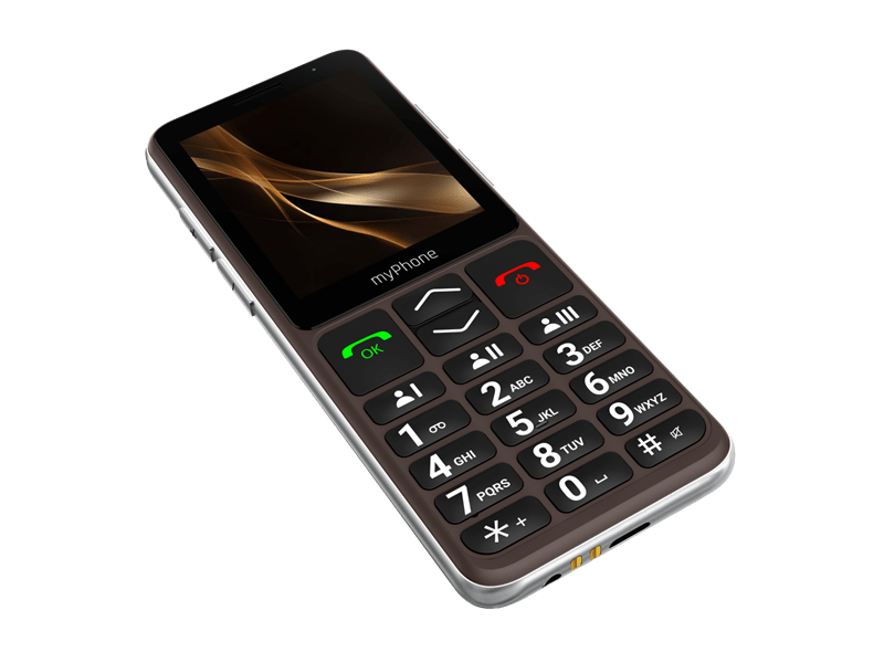 myPhone Bueno LTE Praline Collection Mobiltelefon, barna