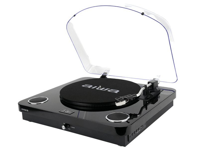 Aiwa LPS-25BK Lemezjátszó, fekete