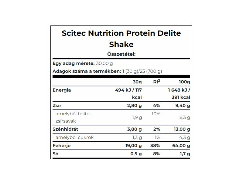 Protein Delite Shake 30g eper-feh.csok.