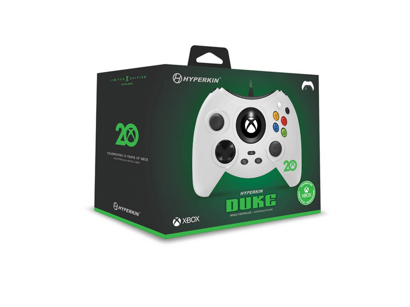 Hyperkin Duke Xbox/Windows Vezetékes kontroller, fehér (M02668-ANWH)