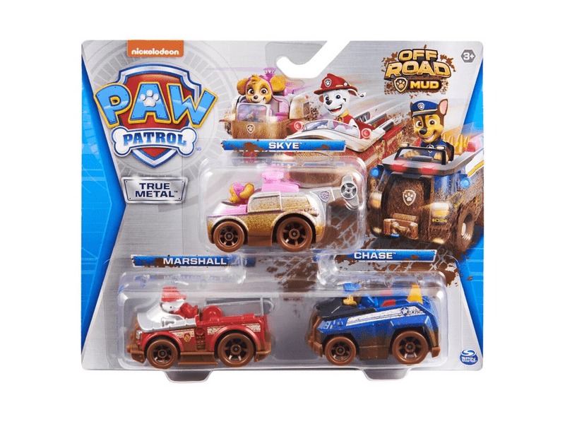 Mancs Őrjárat Off Road Mud fém kisautók, 3 db (6060795)