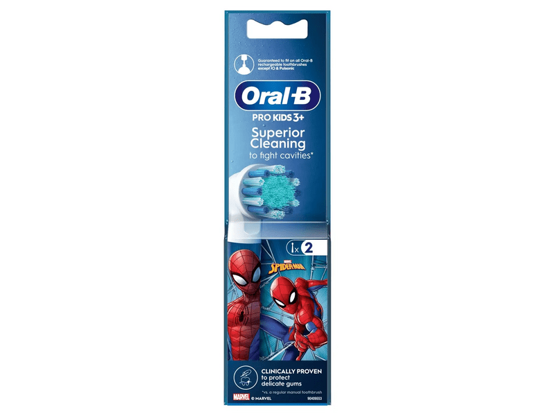 Oral-B Pro Kids Spiderman glava četkice za zube, 2 kom