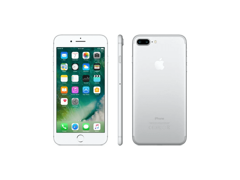 Használt Apple iPhone 7 Plus 32 GB Okostelefon, ezüst