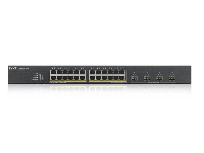 Zyxel XGS1930-28HP 24 portos GbE PoE Switch + 4 SFP+ Uplink