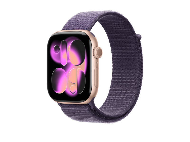 Apple Watch 46 mm-es ködös lila sportpánt (MFFK4ZM/A)