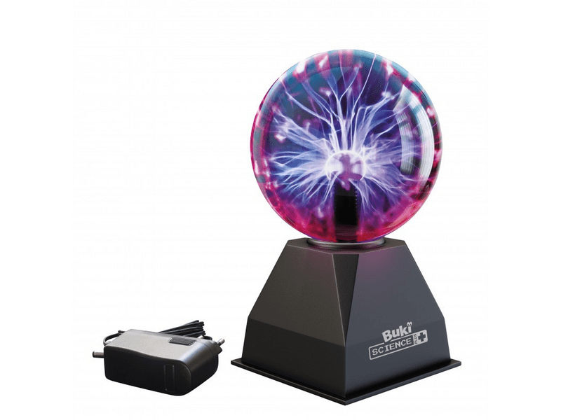 Buki Plazma dekorlámpa 5 kísérlettel, 13 cm (SP007)
