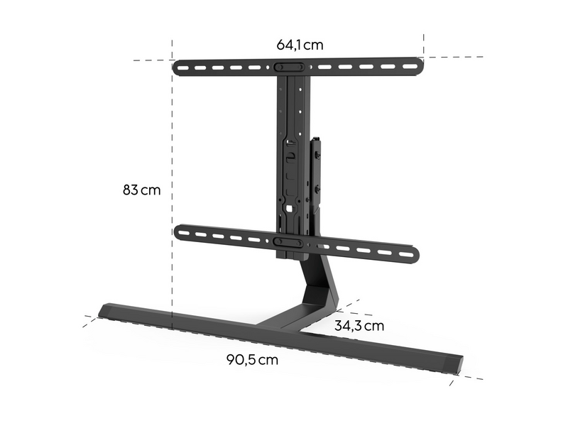 Hama 220869 Forgatható/dönthető TV állvány, 32-65