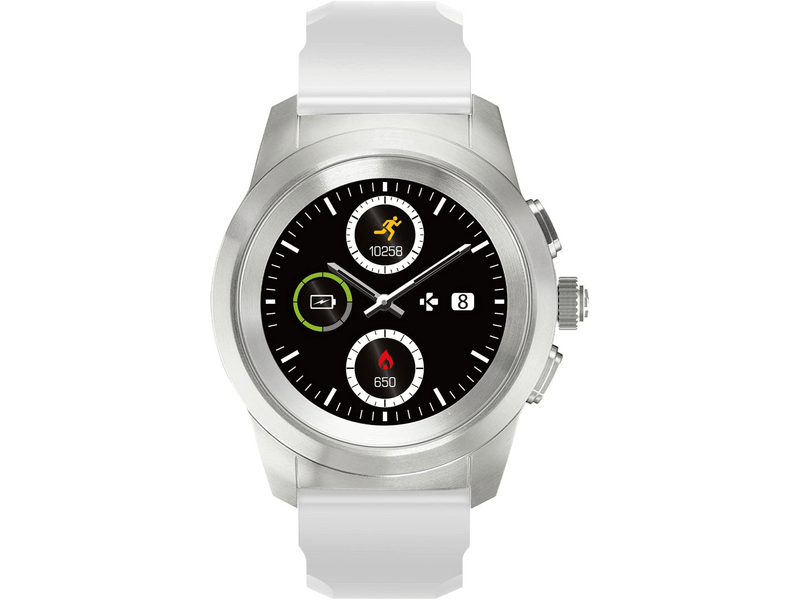 MyKronoz ZeTime Regular Okosóra, ezüst/fehér