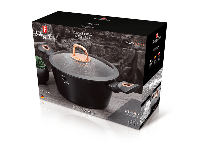 Berlinger Haus BH/1931N Lábas fedővel, 28 cm