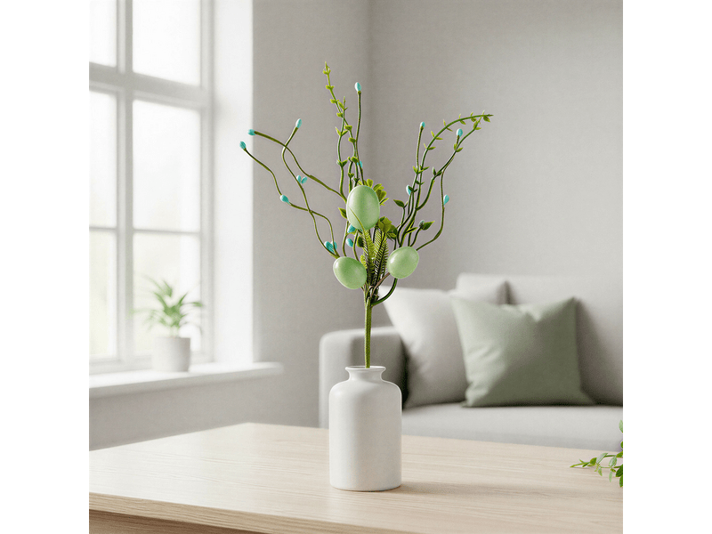 Family 57926C Húsvéti tojásfa ág, zöld