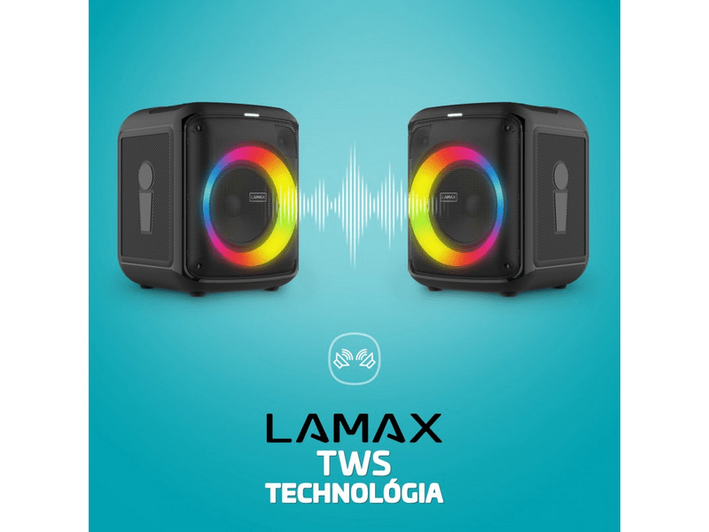 LAMAX PartyKing1 Play Hordozható hangszóró