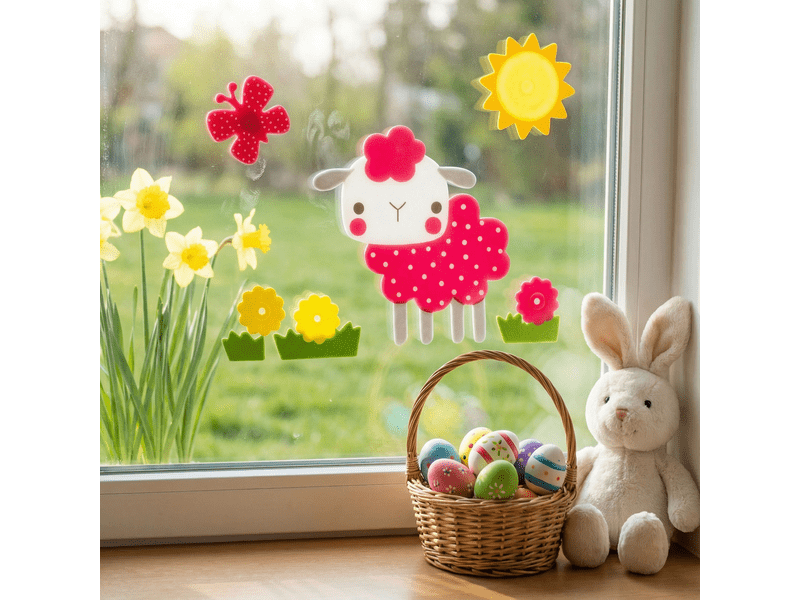 Family 57948A Húsvéti habmatrica, bárányos