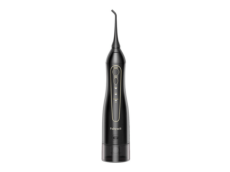 FairyWill FW-5020E + FW-E11 Szónikus fogkefe szájzuhannyal, fekete