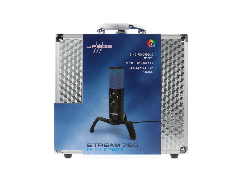 Hama uRage Stream 750HD Illuminated Gaming mikrofon állvánnyal (186059)