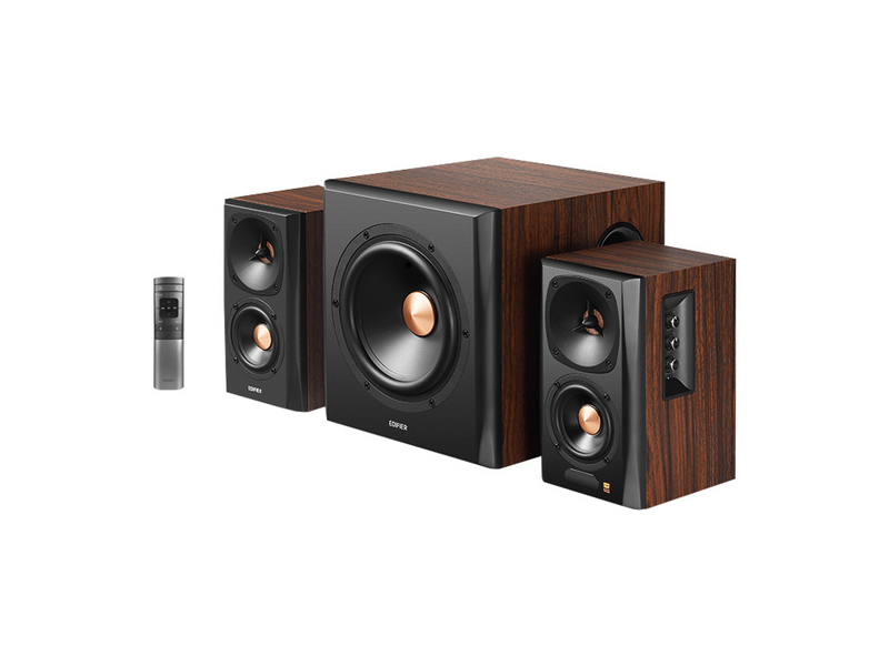 Edifier S360DB 2.1 hangszóró, barna