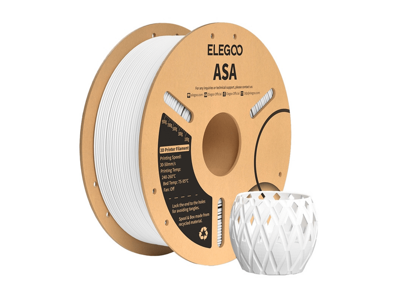 Elegoo ASA Filament, fehér (50.203.0183)