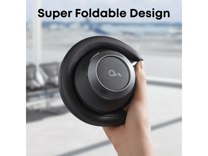 Anker Soundcore Space One Pro Bluetooth fejhallgató, fekete (A3062G11)