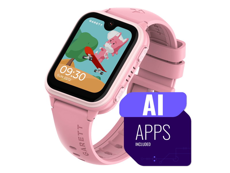 Garett Kids Vibe AI 4G Gyerek okosóra, rózsaszín