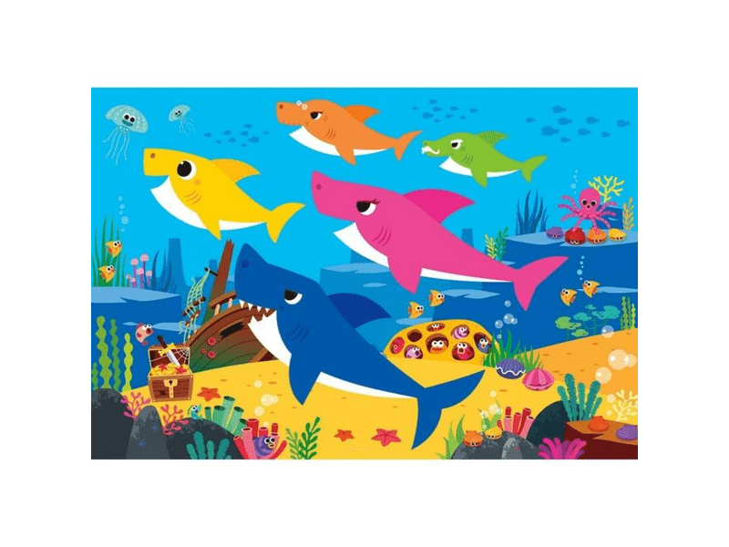 Clementoni Baby Shark Maxi puzzle, 104 db (23751)
