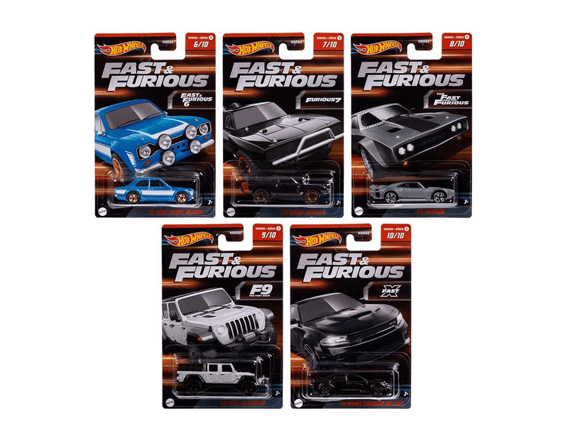 Hot Wheels: Halálos iramban kisautó, többféle (HNR88)