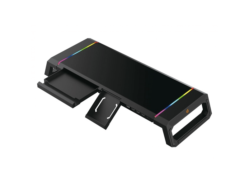 Conceptronic Monitor állvány,RGB,4xUSB