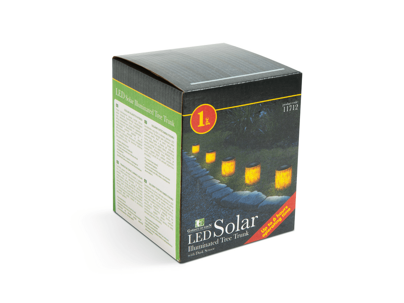 Garden of Eden 11712 Szolár világító fatörzs