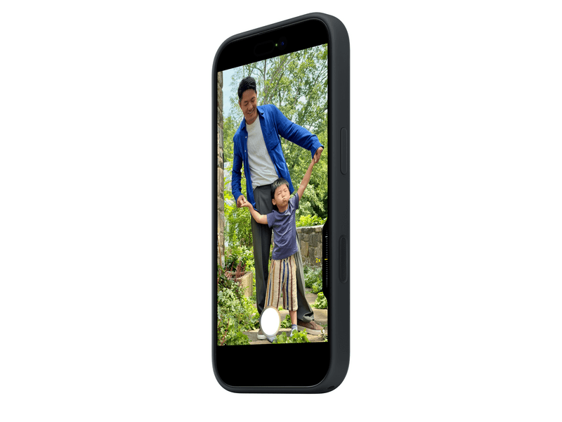 Apple MagSafe iPhone 17 szilikon tok, fekete (MGF14ZM/A)