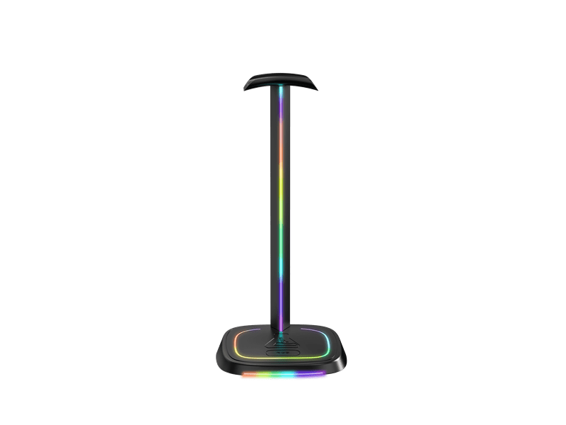 The G-Lab K Stand Neon RGB H Fejhallgató állvány, fekete