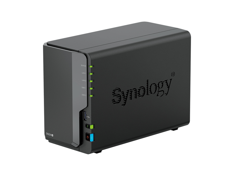 Synology DiskStation DS224+ 2 fiókos NAS 2x4TB HDD-vel