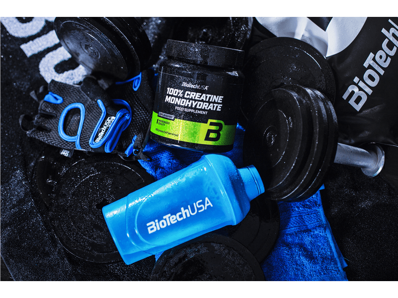BiotechUSA 100% Creatine Monohydrate Italpor, 300 g, ízesítetlen