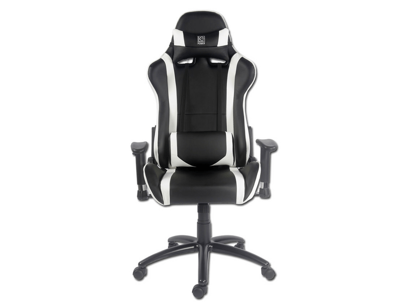 LC-Power LC-GC-2 Gamer szék, fekete/fehér