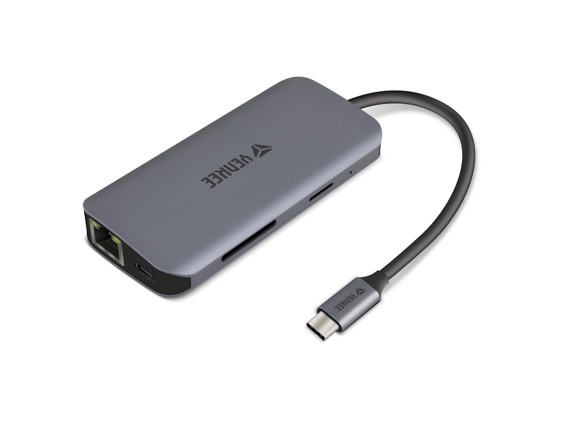 Yenkee YTC 081 8u1 Multiport HUB, USB-C