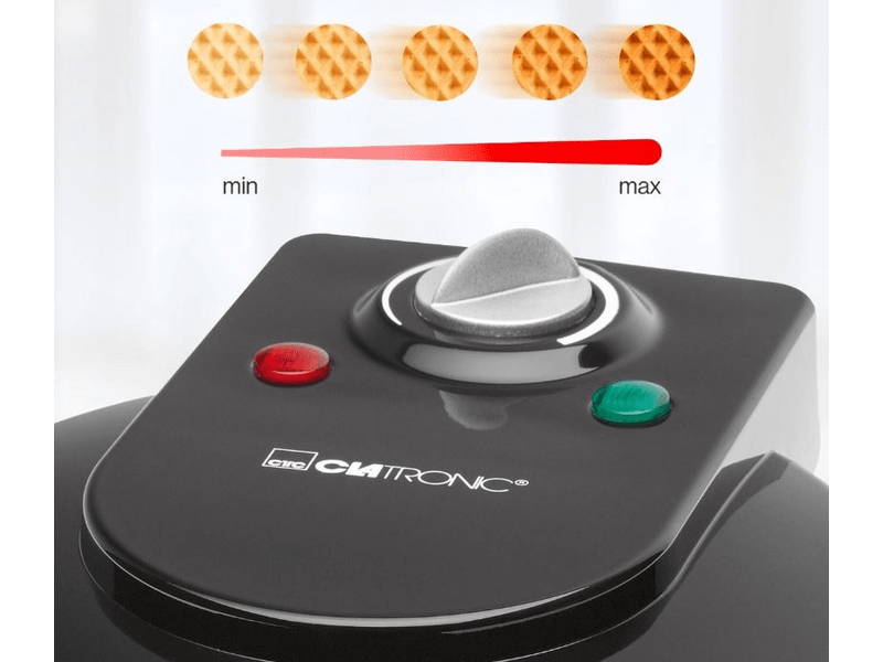 Clatronic WA 3491 Gofrisütő, fekete