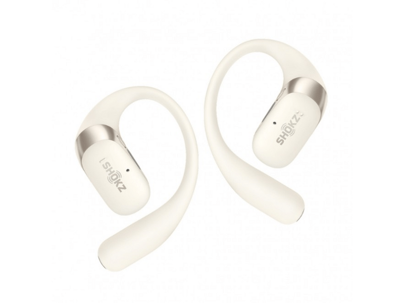 Shokz OpenFit 2 Bluetooth slušalice, bež boje