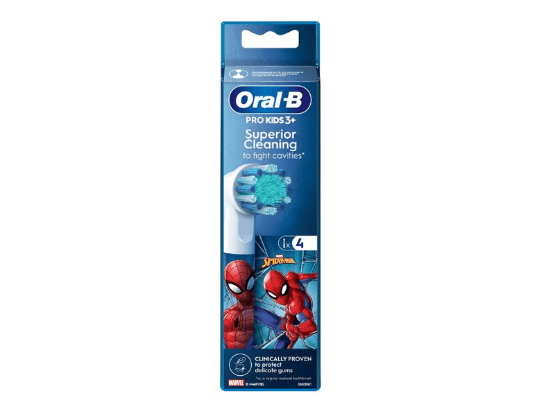 Oral-B Pro Kids Pókember fogkefefej, 4 db