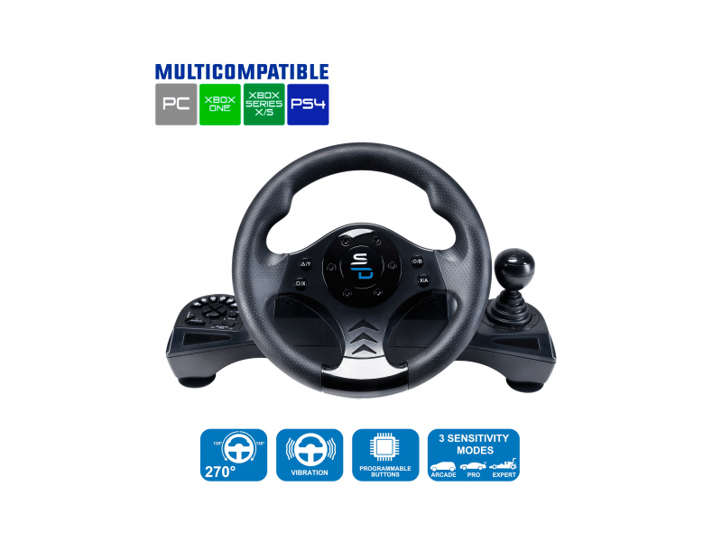 Subsonic Superdrive Drive Pro GS750 Versenykormány pedálokkal és váltóval (SA5156-NG)