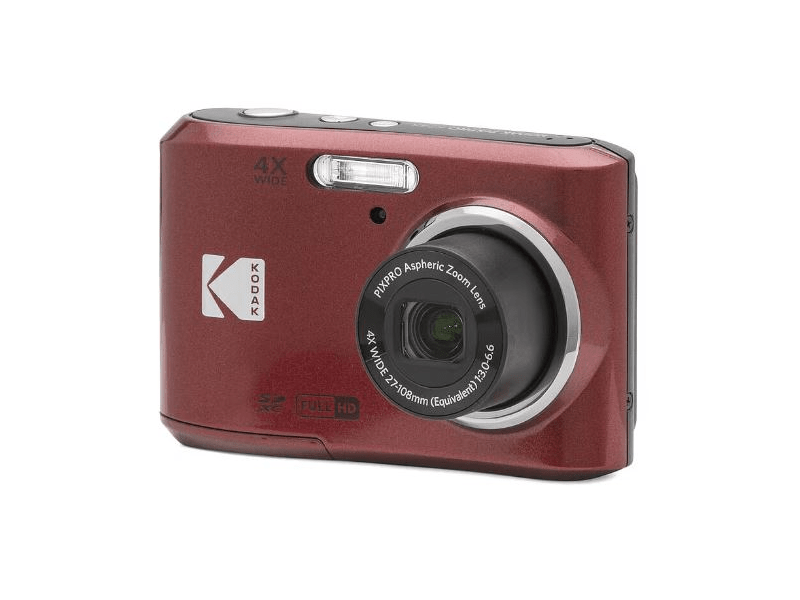 Kodak Pixpro FZ45 digitális fényképezőgép, piros
