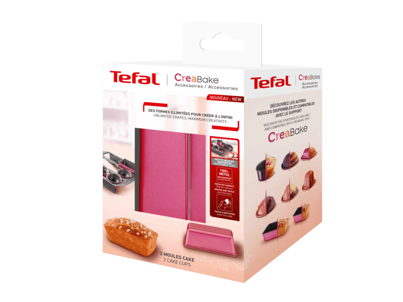 Tefal J3079504 Creabake Hosszú tortaforma, 2 db
