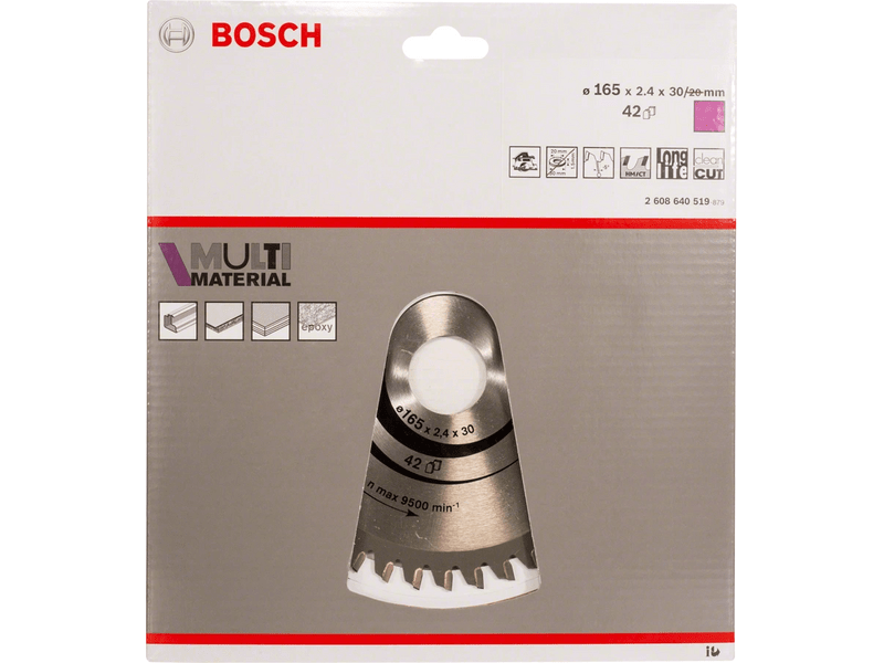 Bosch Multi Material list kružne pile, 165 mm (2608640519)