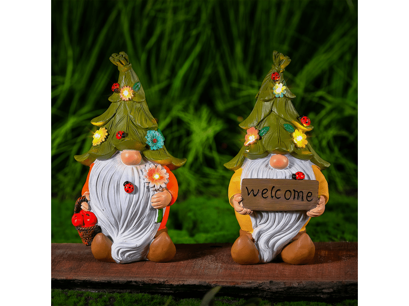 Garden of Eden 11422 LED-es szolár manó, 2-féle