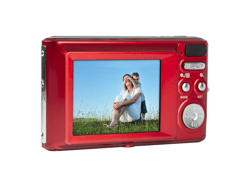 Kompakt fényképezőgép 21 MP piros