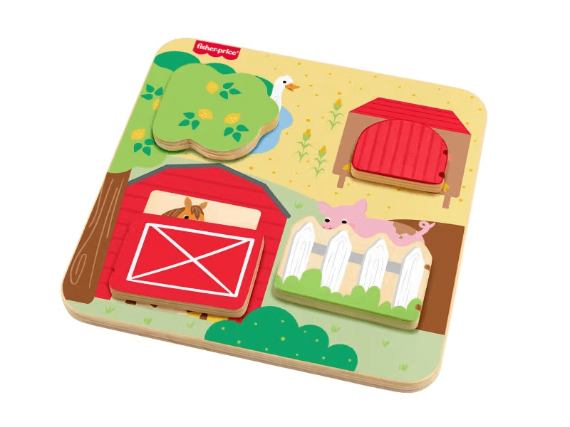 Fisher-Price Fa kukucsfarm játéktábla (JCY33)