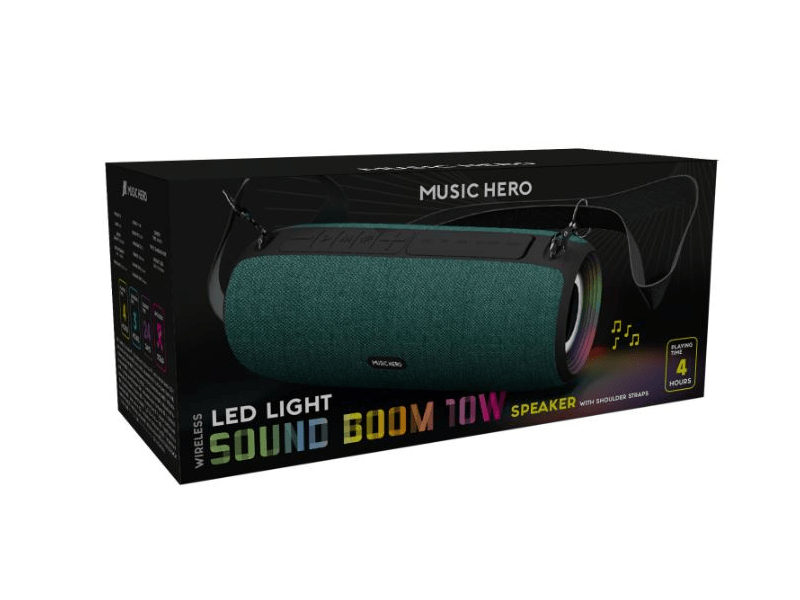 Music Hero Sound Boom 10W Bluetooth zvučnik (MHSPBOOM10K)