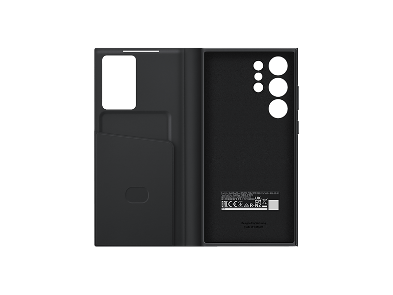 Samsung Galaxy S23 Ultra Smart View Wallet tok, fekete (EF-ZS918CBEGWW)