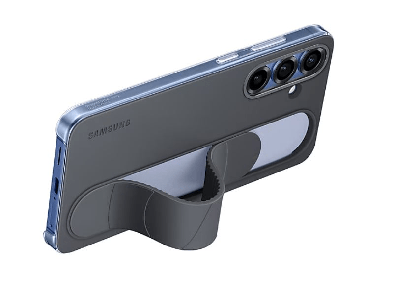 Samsung Galaxy S25+ Stand Grip tok, fekete (EF-GS936CBEGWW)