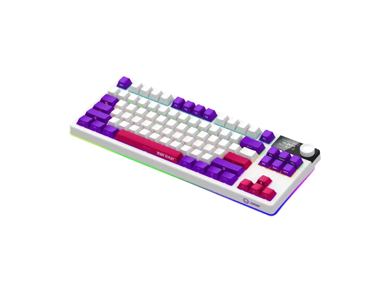 Lorgar KBP70TKLW Billentyűzet, fehér (LRG-KBP70TKLW-WH-US)