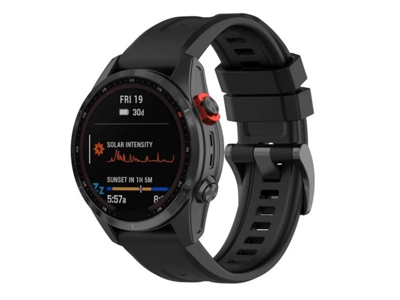 Gigapack Garmin Epix/Fenix 22mm Pótszíj, fekete (149217)
