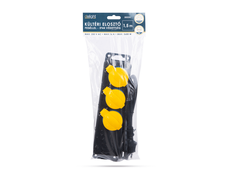 Delight 20223C Kültéri elosztó fedéllel, 1,5 m