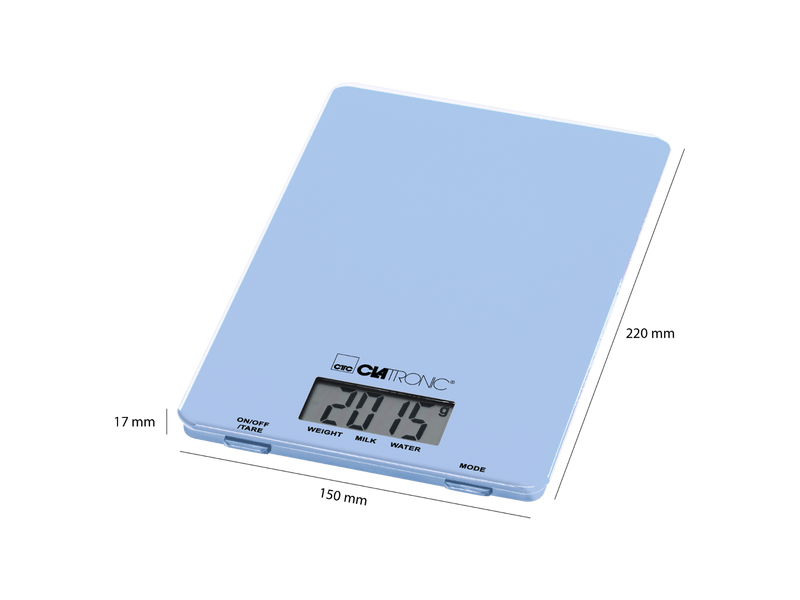 Clatronic KW 3626 Konyhamérleg, kék